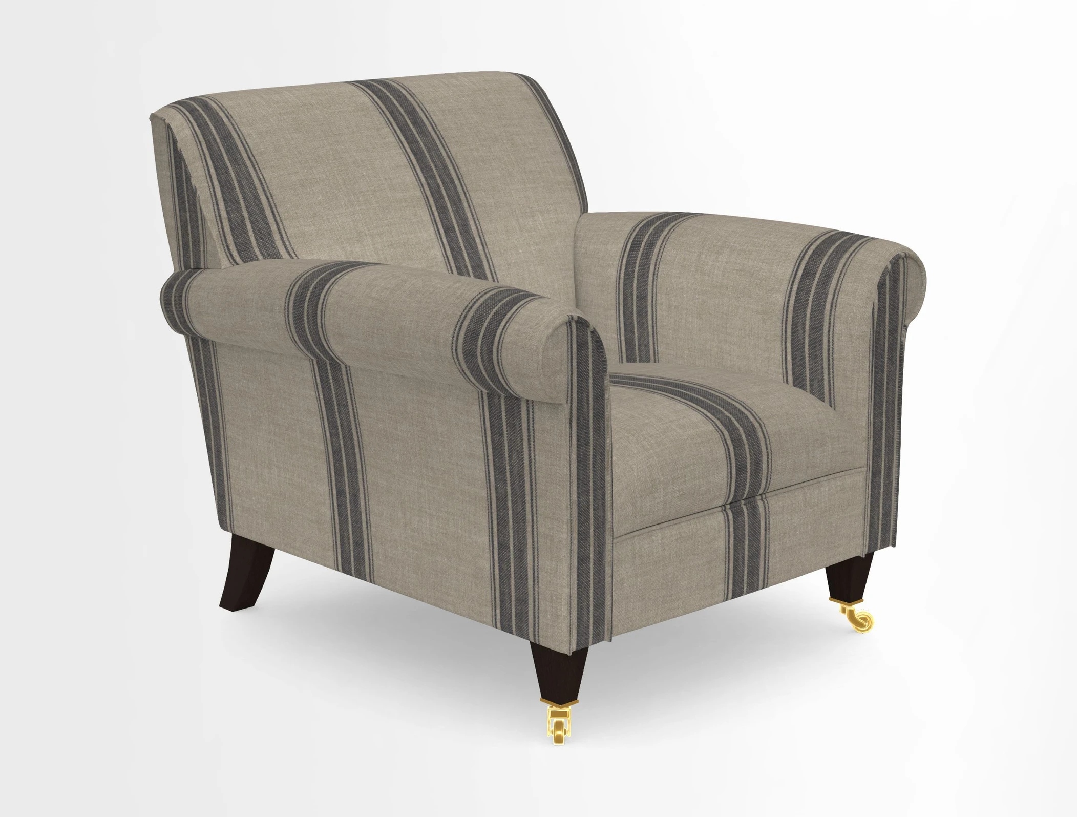 Petworth Chair in Two Tone Plain Biscuit