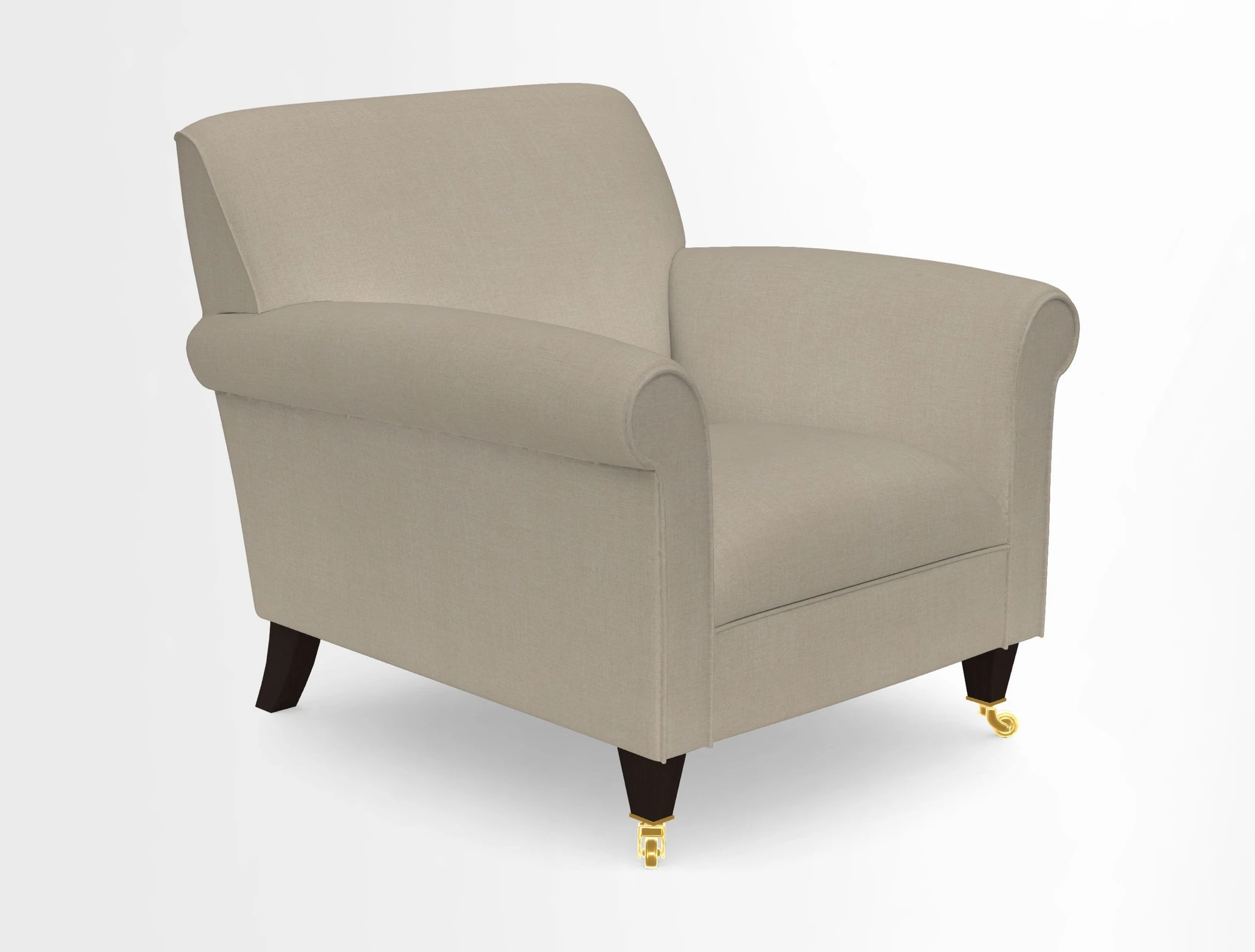 Petworth Chair in Two Tone Plain Biscuit