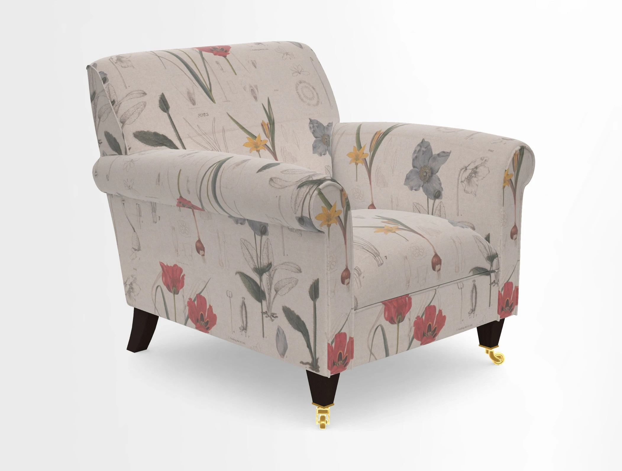 Petworth Chair in Two Tone Plain Biscuit