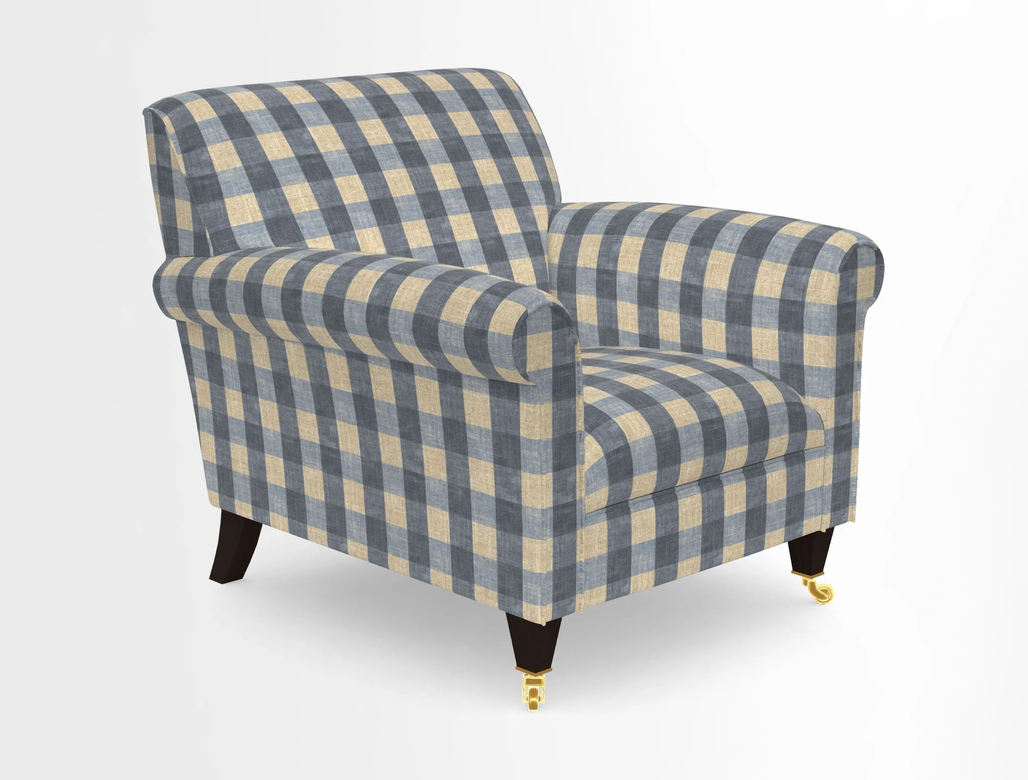 Petworth Chair in Two Tone Plain Biscuit