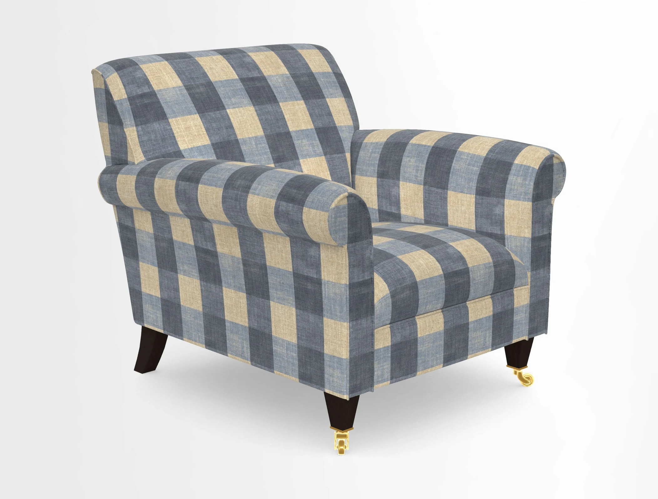 Petworth Chair in Two Tone Plain Biscuit