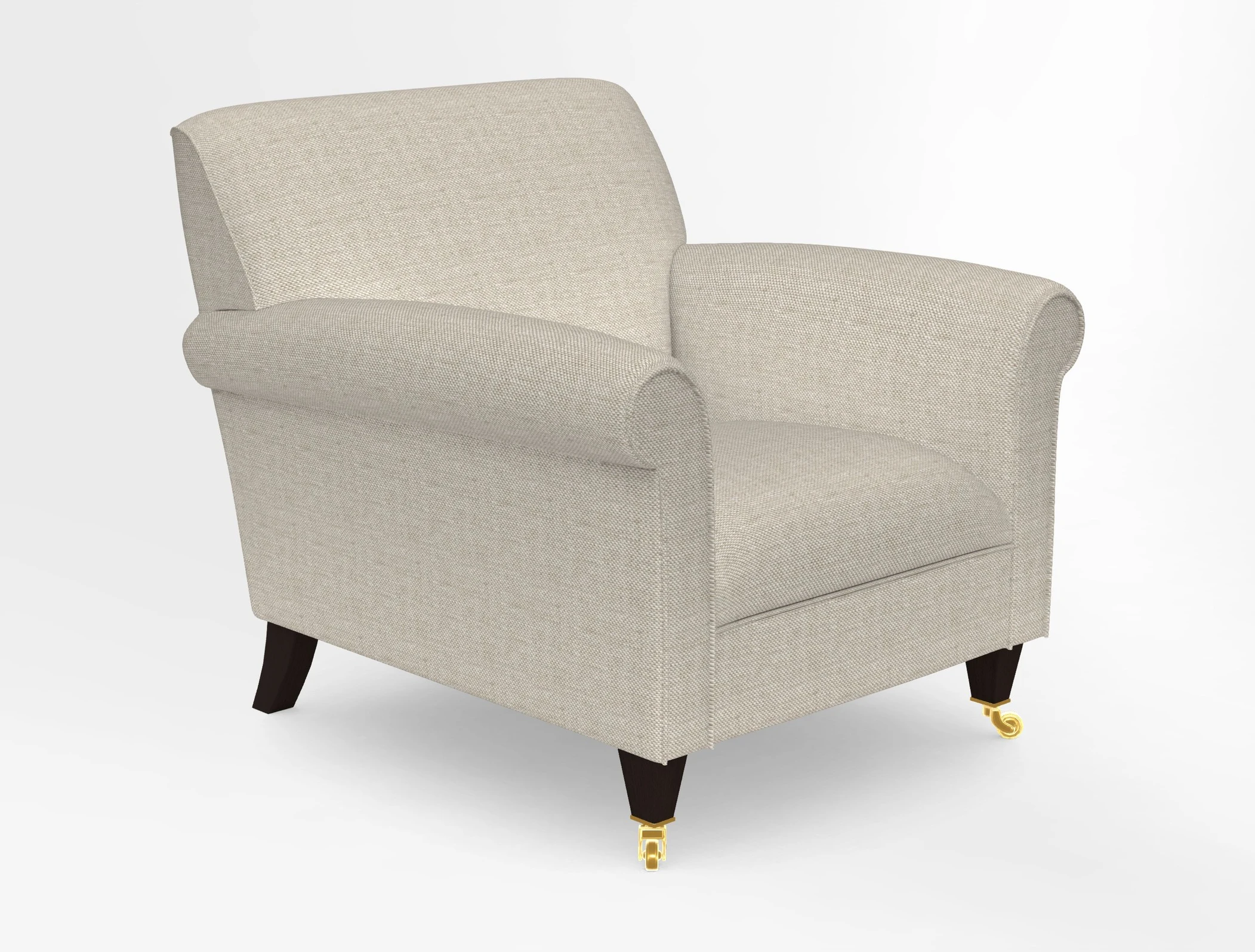 Petworth Chair in Two Tone Plain Biscuit
