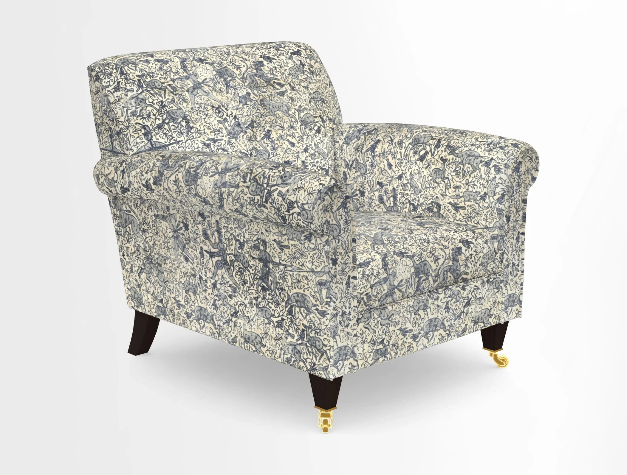 Petworth Chair in Two Tone Plain Biscuit