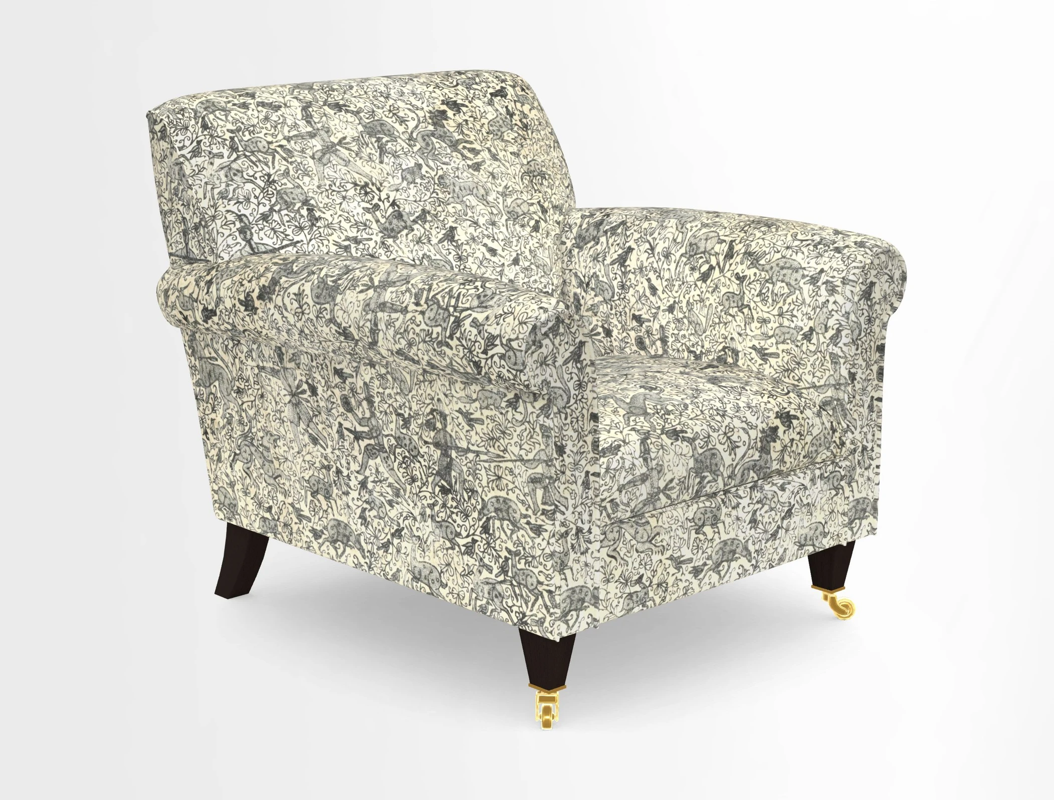 Petworth Chair in Two Tone Plain Biscuit