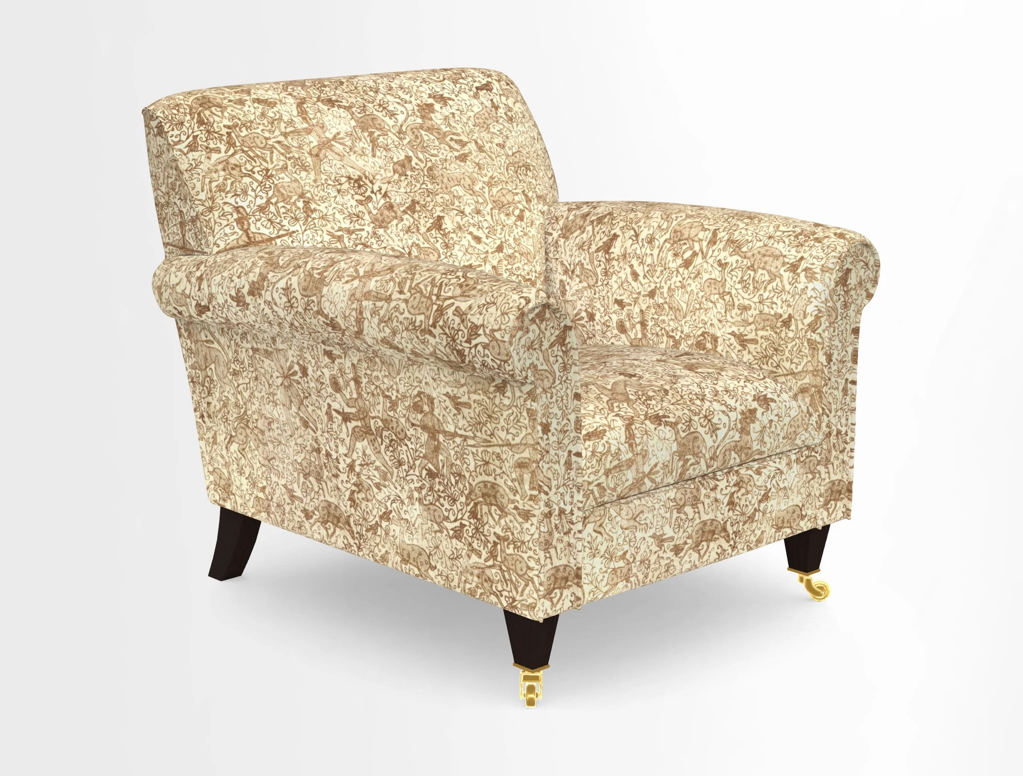 Petworth Chair in Two Tone Plain Biscuit