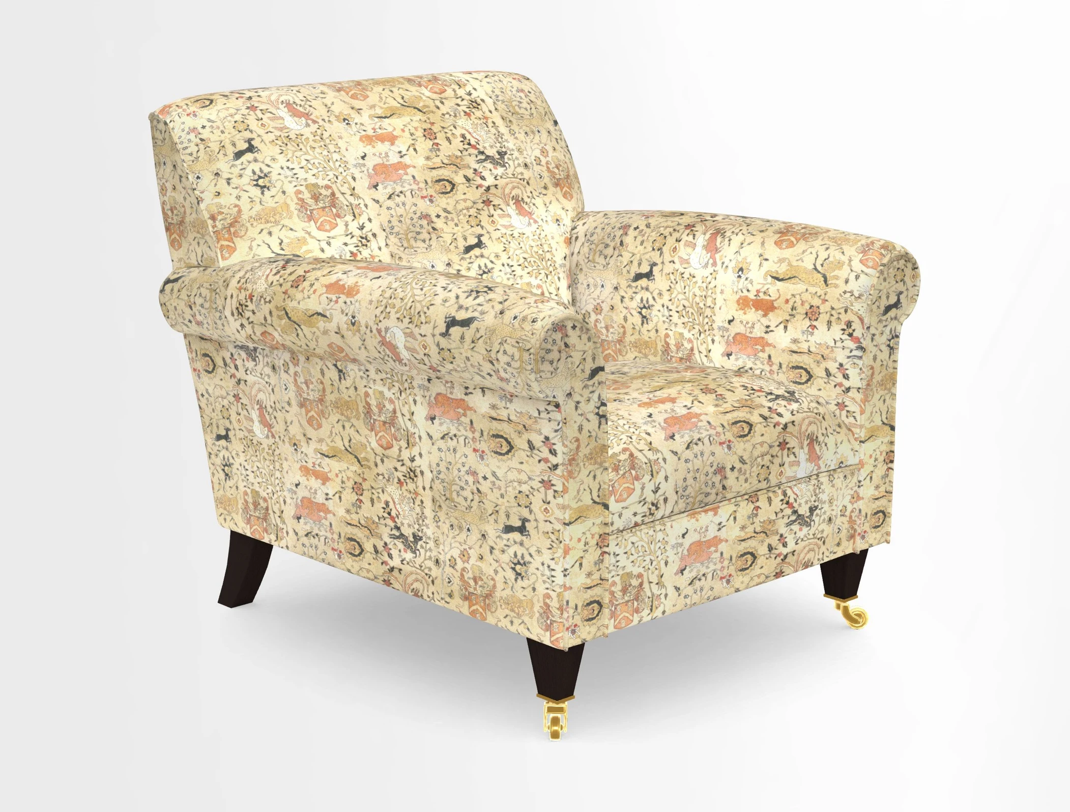 Petworth Chair in Two Tone Plain Biscuit