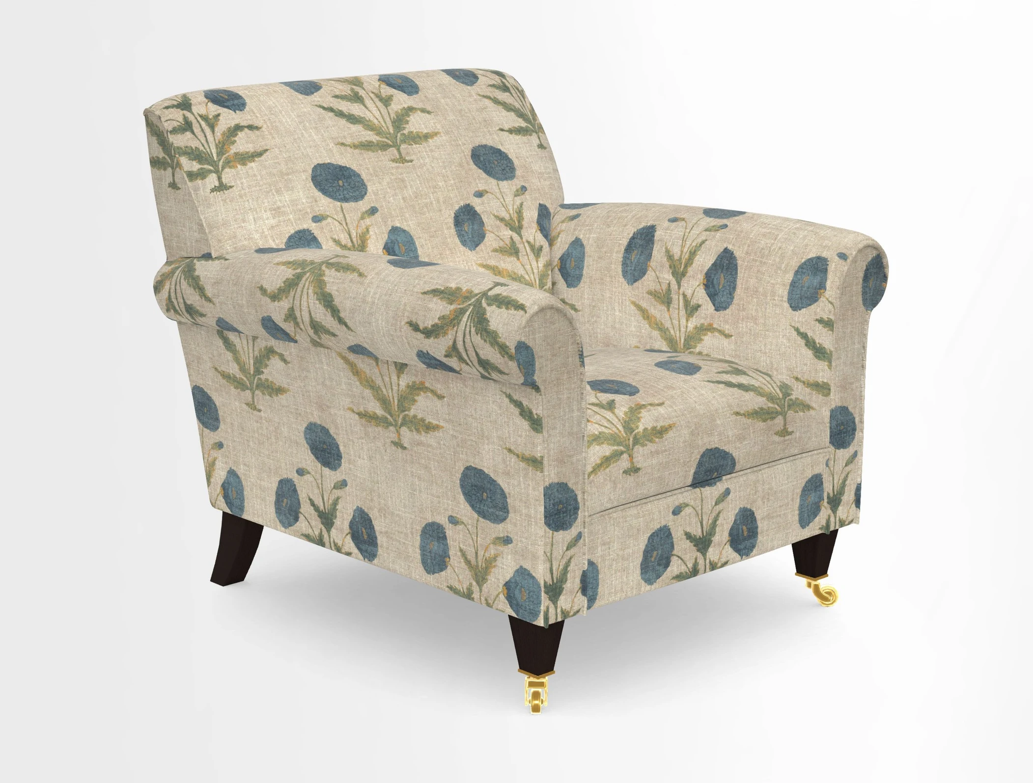 Petworth Chair in Two Tone Plain Biscuit