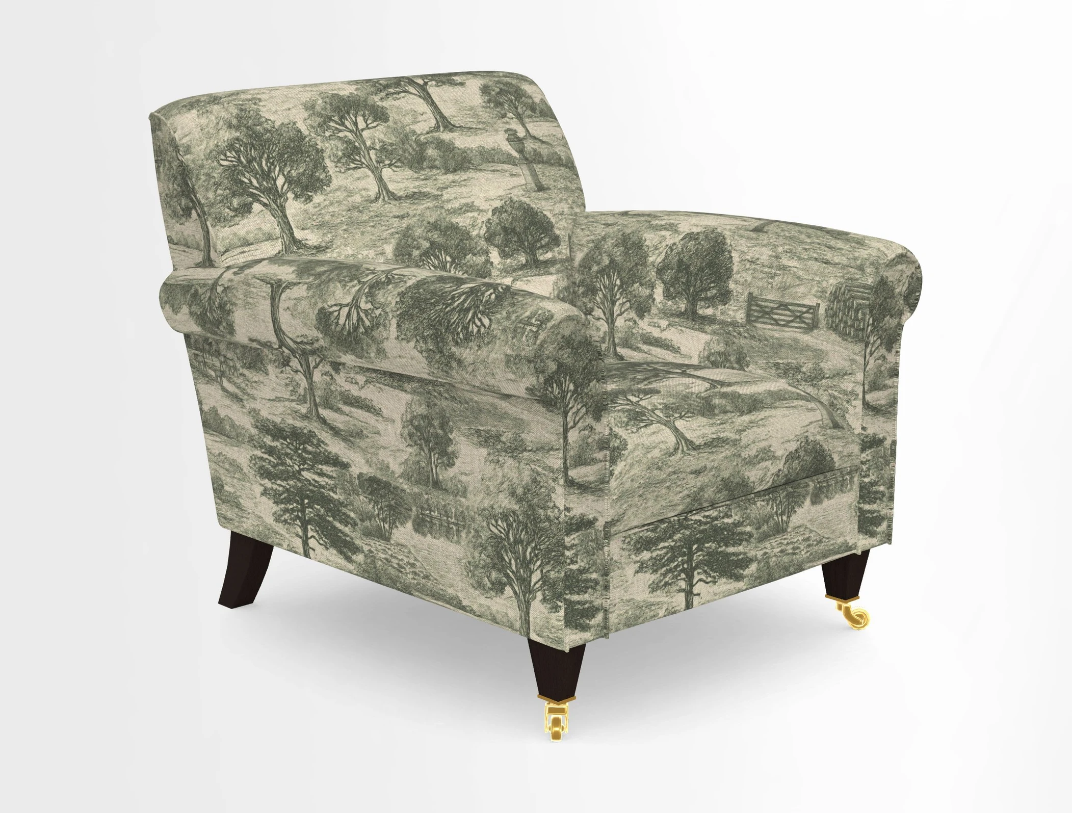Petworth Chair in Two Tone Plain Biscuit