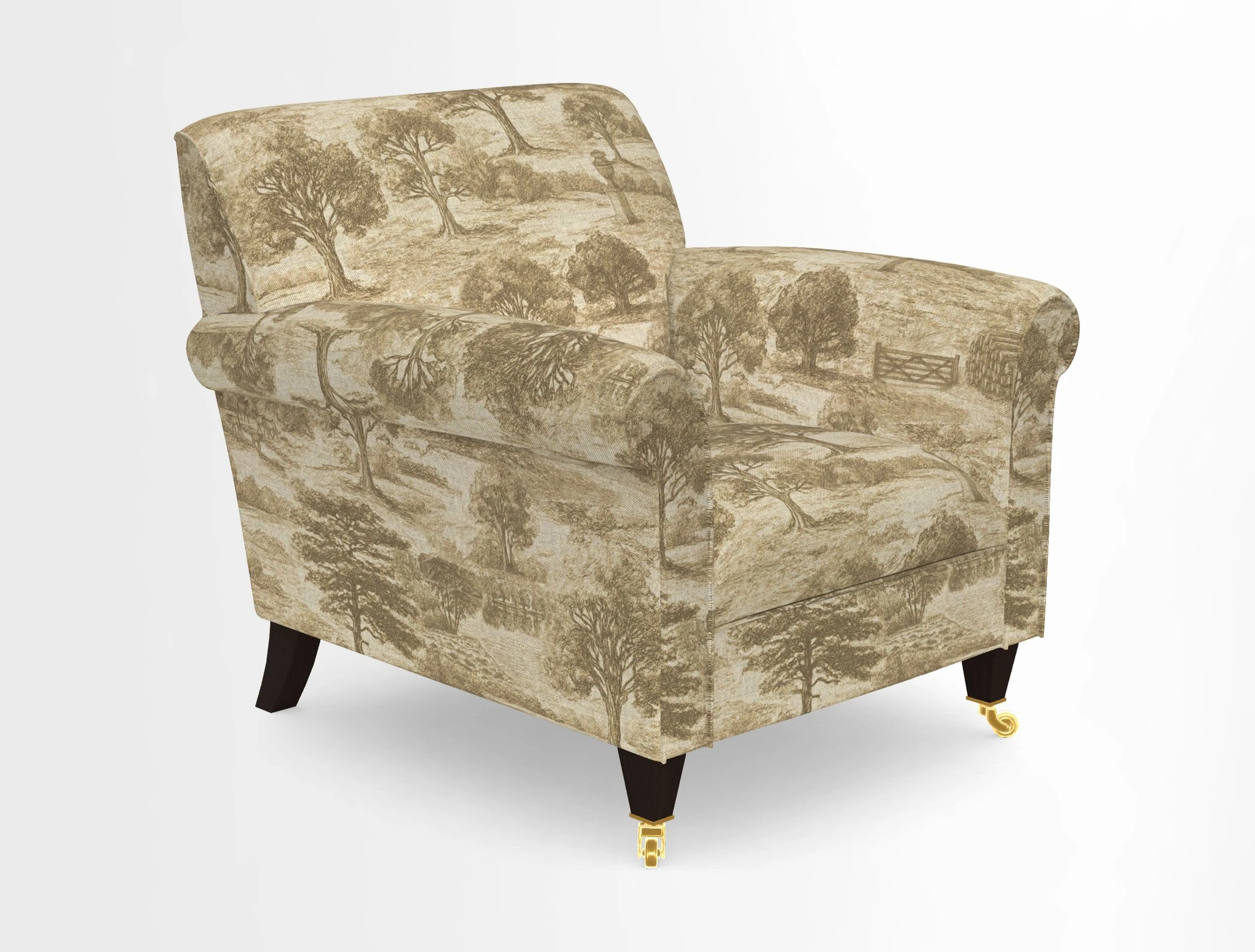 Petworth Chair in Two Tone Plain Biscuit