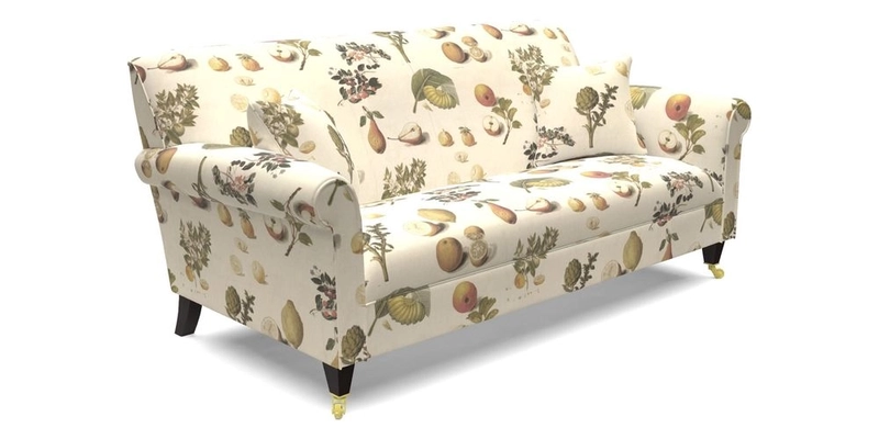 Petworth 3 Seater Sofa in Mulberry Flying Ducks