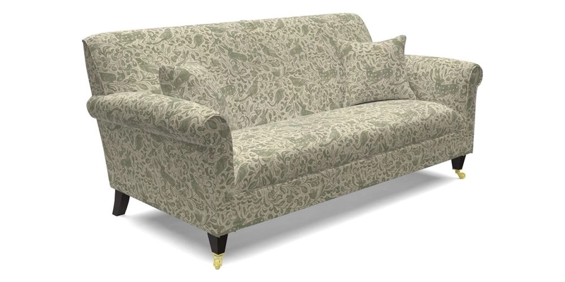 Petworth 3 Seater Sofa in Mulberry Flying Ducks