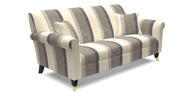 Petworth 3 Seater Sofa in Mulberry Flying Ducks