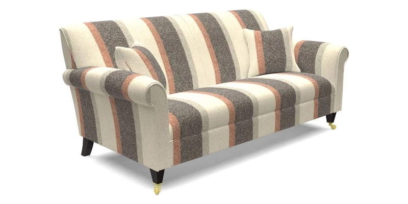 Petworth 3 Seater Sofa in Mulberry Flying Ducks