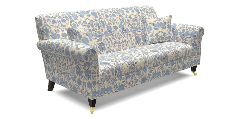 Petworth 3 Seater Sofa in Mulberry Flying Ducks