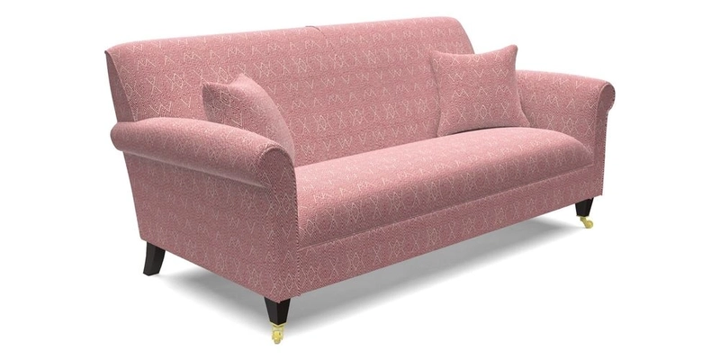 Petworth 3 Seater Sofa in Mulberry Flying Ducks