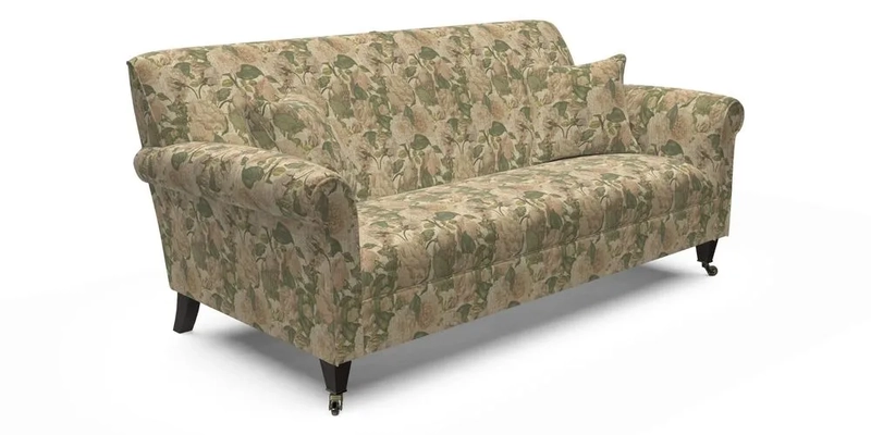 Petworth 3 Seater Sofa in Mulberry Flying Ducks