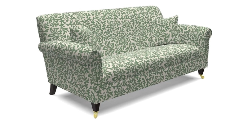 Petworth 3 Seater Sofa in Mulberry Flying Ducks