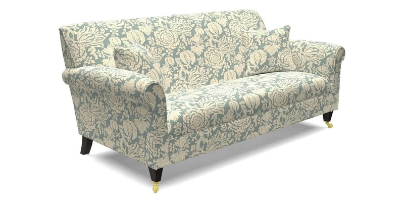 Petworth 3 Seater Sofa in Mulberry Flying Ducks