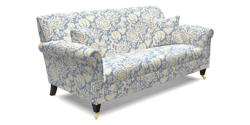 Petworth 3 Seater Sofa in Mulberry Flying Ducks