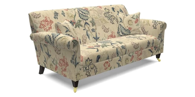 Petworth 3 Seater Sofa in Mulberry Flying Ducks