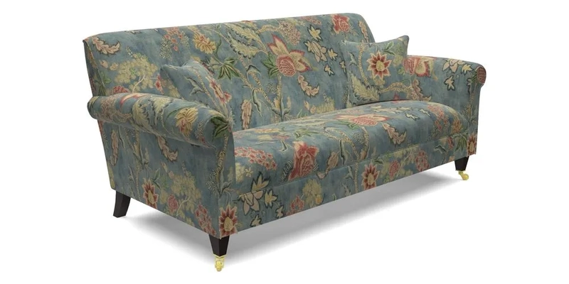 Petworth 3 Seater Sofa in Mulberry Flying Ducks