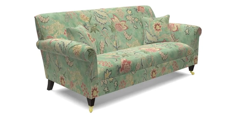 Petworth 3 Seater Sofa in Mulberry Flying Ducks