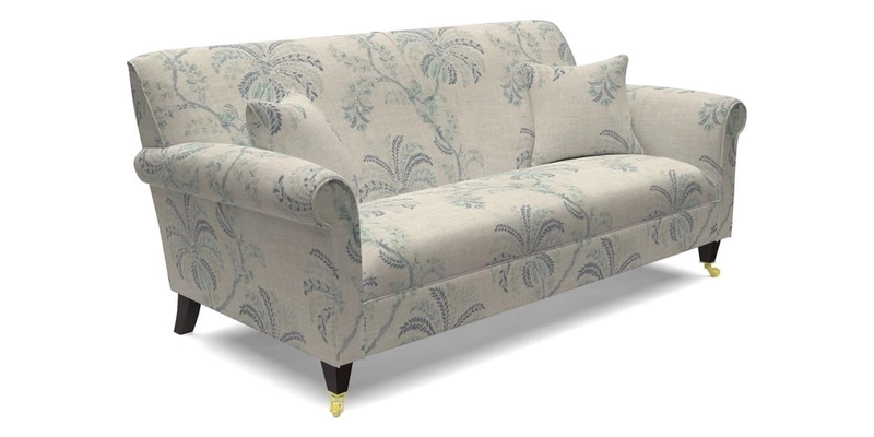 Petworth 3 Seater Sofa in Mulberry Flying Ducks