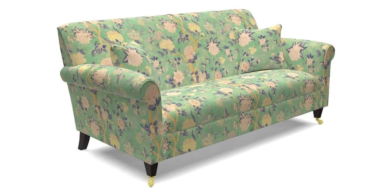 Petworth 3 Seater Sofa in Mulberry Flying Ducks