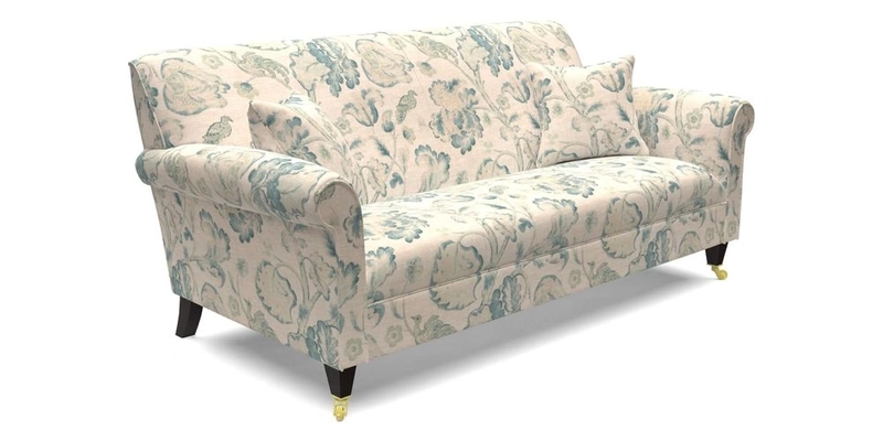 Petworth 3 Seater Sofa in Mulberry Flying Ducks