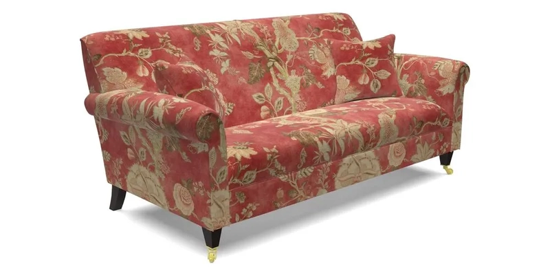 Petworth 3 Seater Sofa in Mulberry Flying Ducks