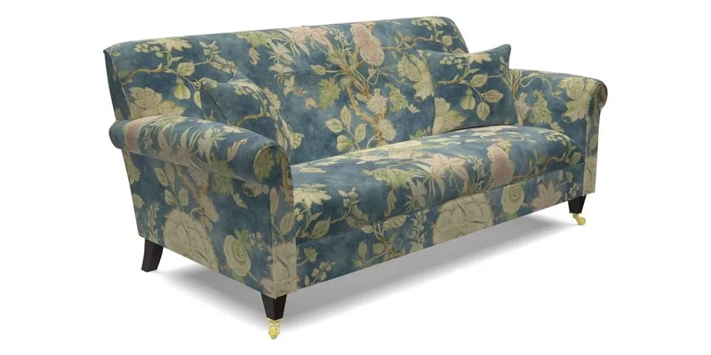 Petworth 3 Seater Sofa in Mulberry Flying Ducks