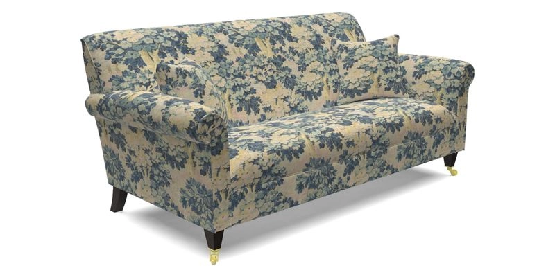 Petworth 3 Seater Sofa in Mulberry Flying Ducks