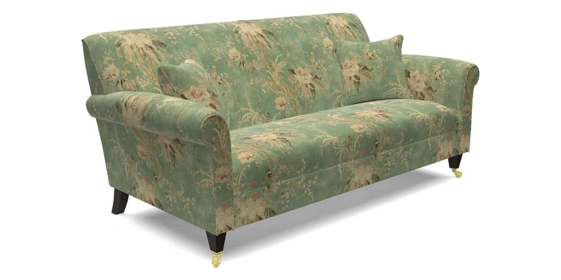 Petworth 3 Seater Sofa in Mulberry Flying Ducks