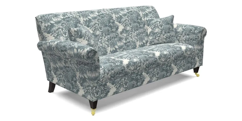 Petworth 3 Seater Sofa in Mulberry Flying Ducks