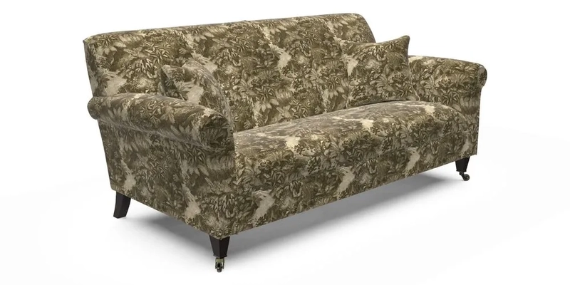 Petworth 3 Seater Sofa in Mulberry Flying Ducks