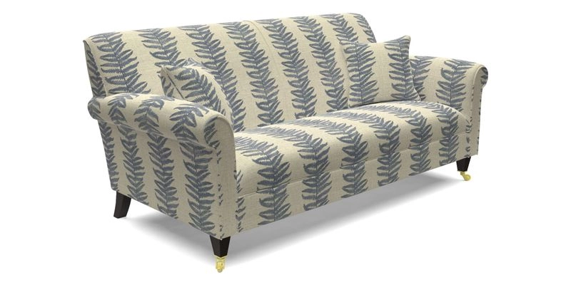 Petworth 3 Seater Sofa in Mulberry Flying Ducks