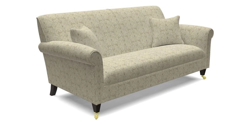 Petworth 3 Seater Sofa in Mulberry Flying Ducks