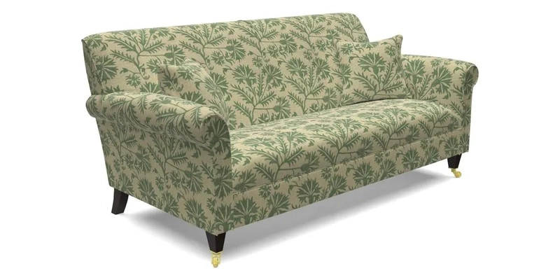 Petworth 3 Seater Sofa in Mulberry Flying Ducks