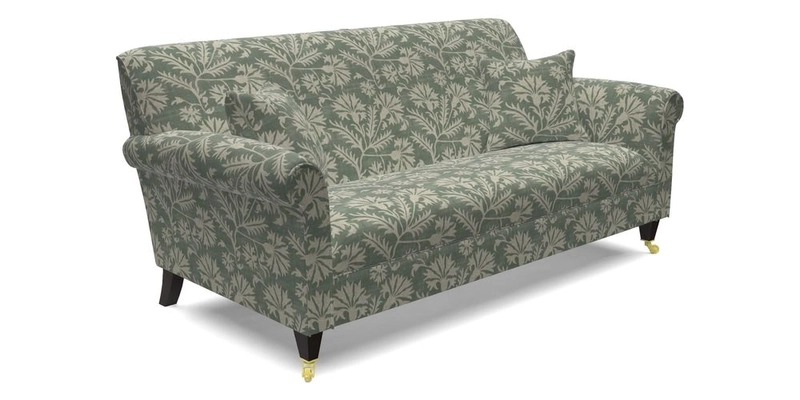 Petworth 3 Seater Sofa in Mulberry Flying Ducks