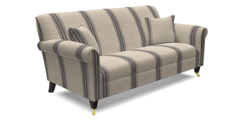 Petworth 3 Seater Sofa in Mulberry Flying Ducks