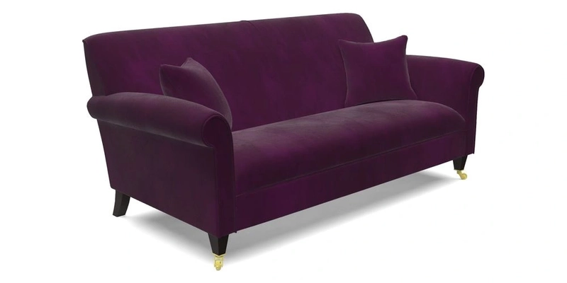 Petworth 3 Seater Sofa in Mulberry Flying Ducks