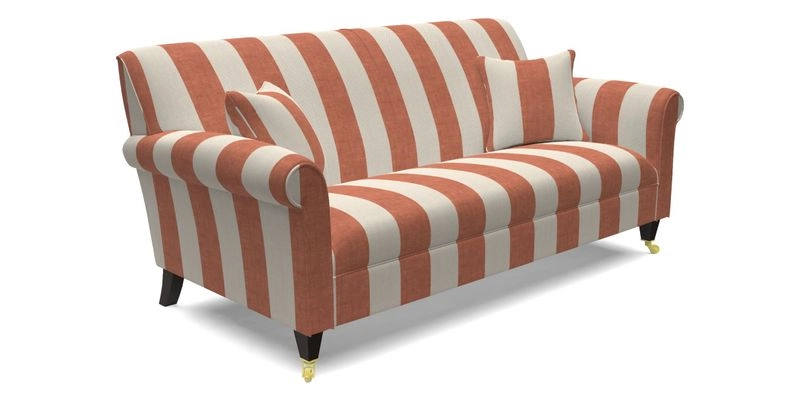 Petworth 3 Seater Sofa in Mulberry Flying Ducks