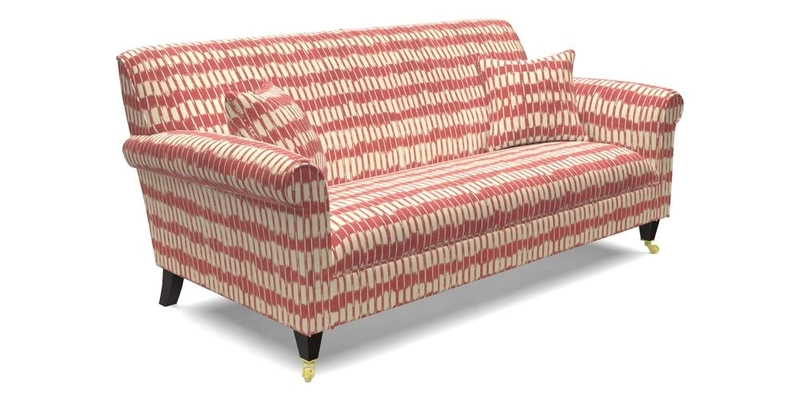 Petworth 3 Seater Sofa in Mulberry Flying Ducks