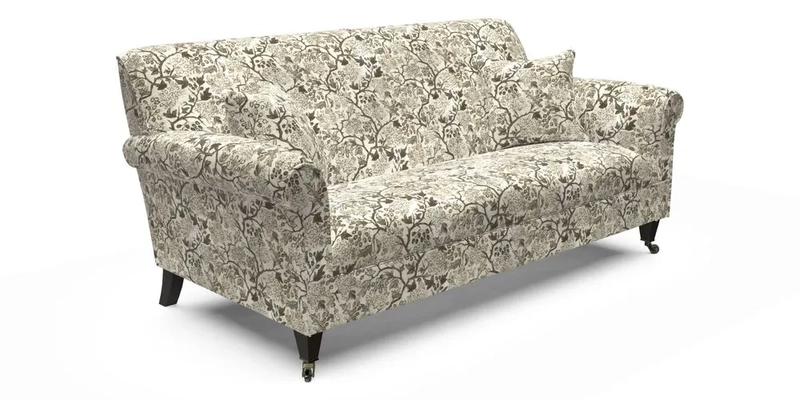 Petworth 3 Seater Sofa in Mulberry Flying Ducks