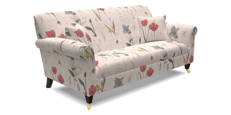 Petworth 3 Seater Sofa in Mulberry Flying Ducks