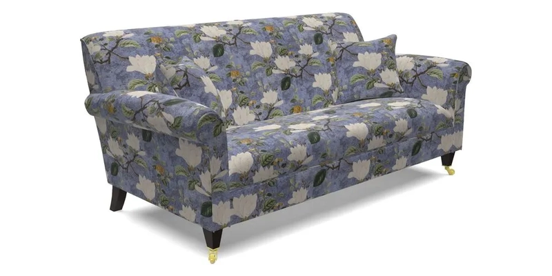 Petworth 3 Seater Sofa in Mulberry Flying Ducks