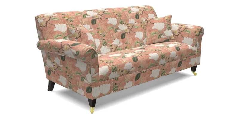 Petworth 3 Seater Sofa in Mulberry Flying Ducks