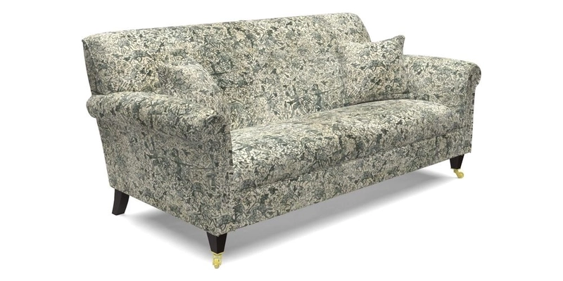 Petworth 3 Seater Sofa in Mulberry Flying Ducks