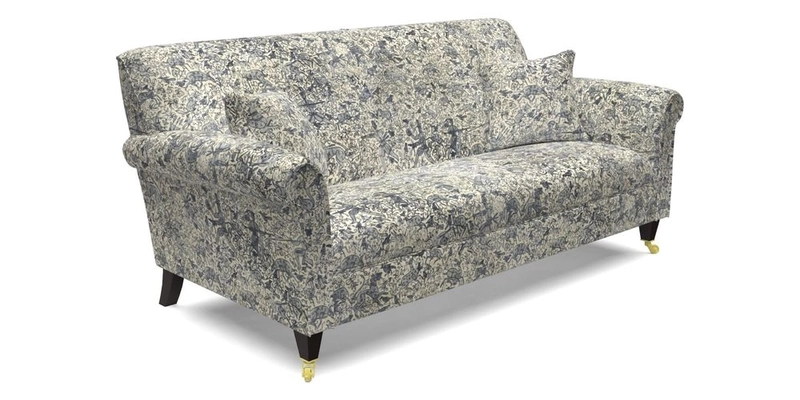 Petworth 3 Seater Sofa in Mulberry Flying Ducks