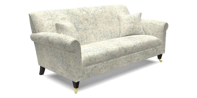 Petworth 3 Seater Sofa in Mulberry Flying Ducks